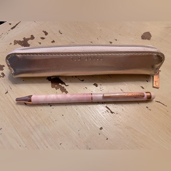 Ted Baker Ballpoint Pen and Travel Pen Case - Picture 1 of 4